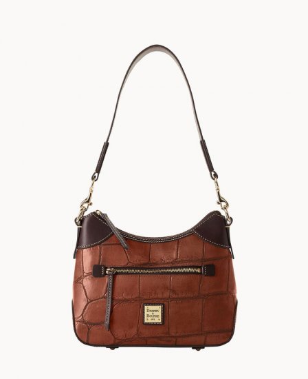 Dooney Denison Small Hobo Cognac ID-Yiv5ey42 - Click Image to Close