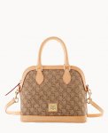 Dooney Maritime Satchel Brown ID-z4RqtPlv