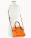 Dooney Pebble Grain Domed Satchel Clementine ID-Br4ahBij