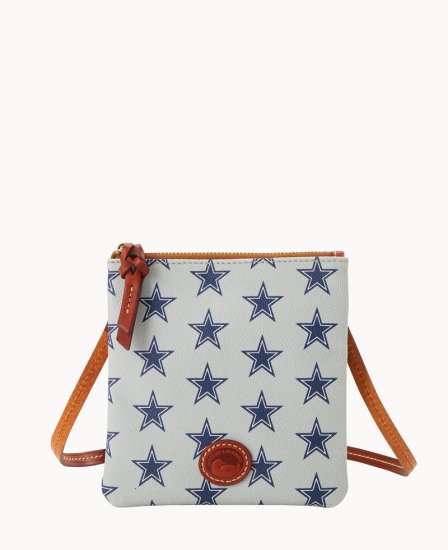 Dooney NFL Cowboys Small North South Top Zip Crossbody Cowboys ID-XmkH1azg - Click Image to Close