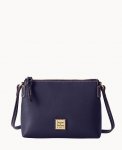 Dooney Saffiano Crossbody Pouchette Marine ID-FQ0EmAs1