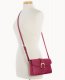 Dooney Saffiano Kyra Crossbody Cranberry ID-Gpd5FDBC