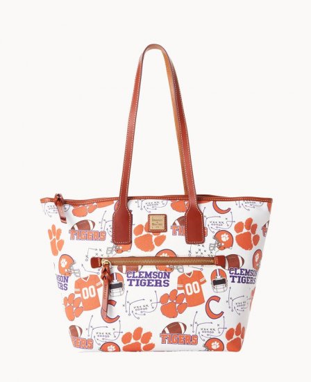 Dooney Collegiate Clemson Tote CLEMSON ID-SVv7jCAt - Click Image to Close