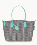 Dooney Roberta Pieri Tatami Fun Large Robertina Tote Aqua ID-NP922d9c