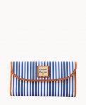 Dooney Seaview Continental Clutch Navy ID-TomQtBPX