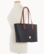 Dooney Pebble Grain Tote With Medium Wristlet Black ID-maZB25oQ