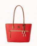 Dooney Pebble Grain Tote Red ID-f41xVSqp