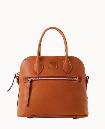 Dooney Florentine Domed Satchel Natural ID-aa9aYE8r - Click Image to Close