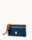 Dooney Pebble Grain Double Zip Wristlet Midnight Blue ID-o0AJ4l6k