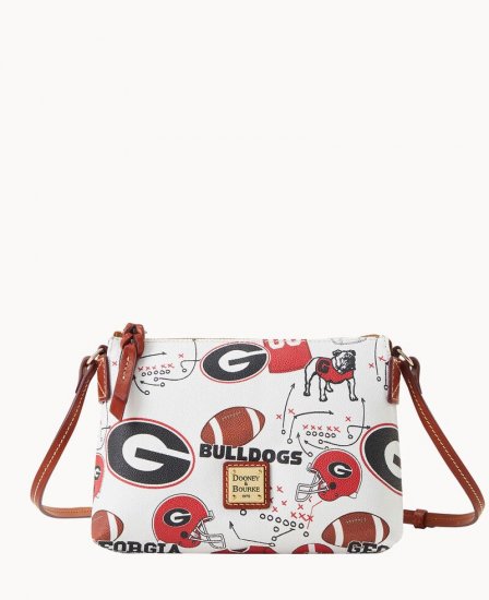 Dooney Collegiate University of Georgia Crossbody Pouchette U OF GEORGIA ID-PvAIN6EA - Click Image to Close