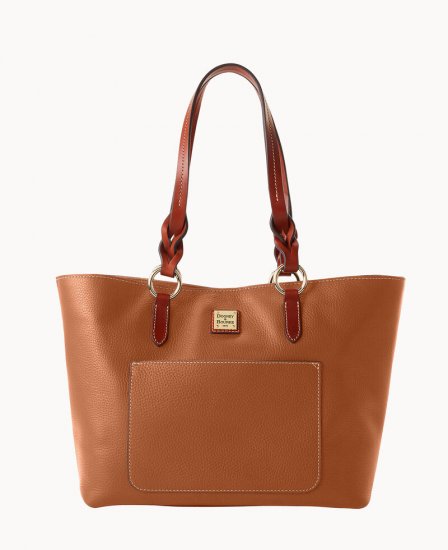 Dooney Pebble Grain Tammy Tote Caramel ID-FlXuGh7p - Click Image to Close