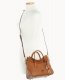 Dooney Pebble Grain Satchel Caramel ID-2aq3Avwf