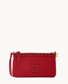 Dooney Florentine Large Slim Wristlet Red ID-AGS5ydTz