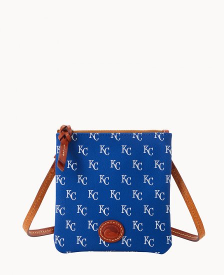 Dooney MLB Royals Small North South Top Zip Crossbody Royals ID-1TJkGNMH - Click Image to Close