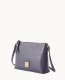 Dooney Saffiano Crossbody Pouchette Dark Grey ID-K8TC4ngS