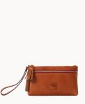 Dooney Florentine Double Zip Wristlet Natural ID-Q29FAjPT