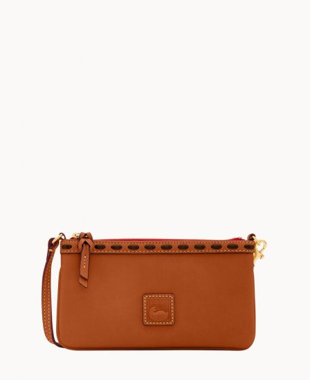 Dooney Florentine Large Slim Wristlet Natural ID-uIwJICli - Click Image to Close