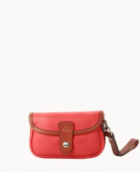 Dooney Oncour Twist Flap Wristlet Persimmon ID-dNVSaL3C