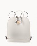 Dooney Saffiano Small Zip Pod Backpack Ecru ID-0hz864Eg