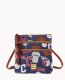 Dooney Cleveland Guardians Guardians N S Triple Zip Crossbody Guardians ID-Yol0uUjZ