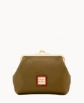 Dooney Pebble Grain Large Framed Purse Olive ID-xAvYfvw9