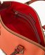 Dooney Pebble Grain Domed Satchel Coral ID-A3BF3jbm