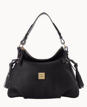 Dooney Pebble Grain Hobo Black Black ID-9jEiOxlg