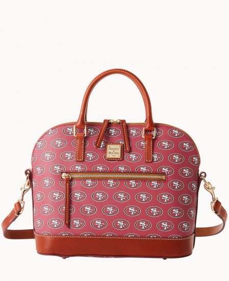 Dooney NFL 49Ers Domed Zip Satchel 49ERS ID-iauzzVUT - Click Image to Close