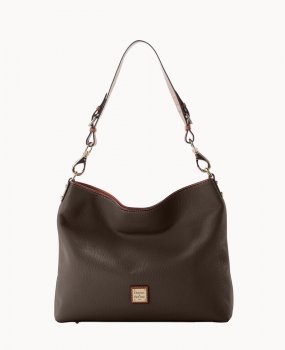 Dooney Pebble Grain Extra Large Courtney Sac Brown Tmoro ID-9NyQL5BO