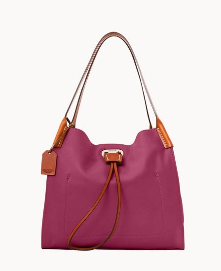 Dooney Oncour Elba Small Full Up Two Fuchsia ID-UNnk561u - Click Image to Close