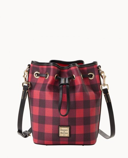 Dooney Tucker Small Drawstring Red ID-EGXYh1ww - Click Image to Close