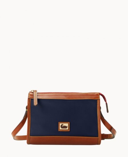 Dooney Wayfarer Zip Crossbody Navy ID-upS60h9a - Click Image to Close