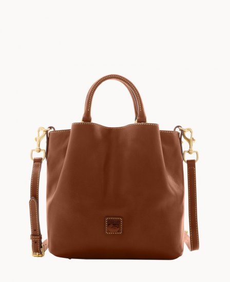 Dooney Florentine Small Barlow Chestnut ID-ZMfpYwhs - Click Image to Close