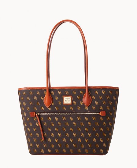 Dooney Gretta Tote Brown Tmoro ID-2wlmCkNH - Click Image to Close