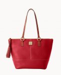 Dooney Pebble Grain Small Tobi Tote Red ID-hyARB8cI