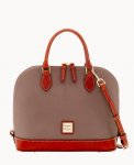 Dooney Pebble Grain Zip Zip Satchel Elephant ID-Ae4hVvRP