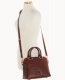 Dooney Florentine Domed Satchel Chestnut ID-7ek8nDvZ