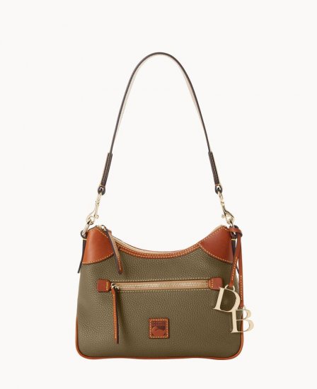 Dooney Pebble Grain Small Hobo Olive ID-aIoOFfes - Click Image to Close