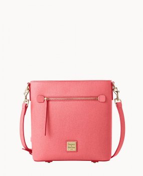 Dooney Saffiano Zip Crossbody Bubble Gum ID-2unBHfeB