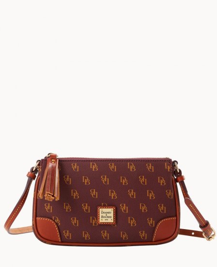 Dooney Gretta Slim Crossbody Bordeaux ID-UZUfFKO8 - Click Image to Close