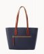 Dooney Pebble Grain Tote With Medium Wristlet Midnight Blue ID-lNINnLu5