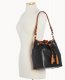 Dooney Wexford Leather Tasha Drawstring Black ID-SNzKEtot