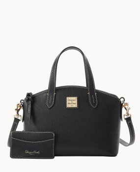 Dooney Saffiano Ruby Bag With Card Case Black ID-mSlC4DgR