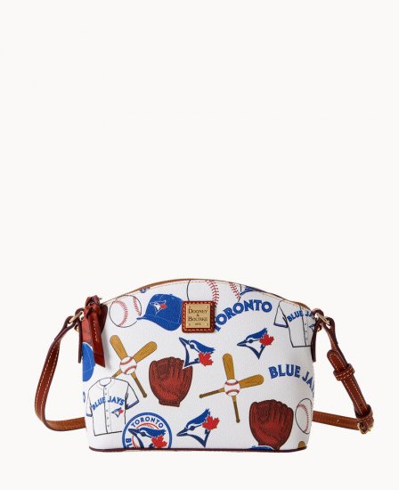 Dooney MLB Blue Jays Suki Crossbody BLUE JAYS ID-RjkW9DTb - Click Image to Close