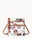 Dooney Collegiate Texas Achr(38)M N S Triple Zip Crossbody TEXAS A&M ID-dQqWPd3t