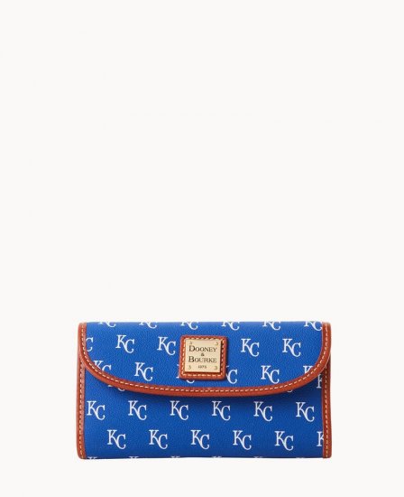 Dooney MLB Royals Continental Clutch ROYALS ID-z5ttM9On - Click Image to Close