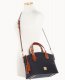 Dooney Pebble Grain Trina Satchel Black ID-QoA5LWuF