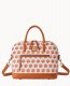 Dooney Collegiate Clemson Domed Zip Satchel CLEMSON ID-C0B4nPcI