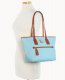 Dooney Pebble Grain Small Tote Caribbean Blue ID-HMLET3q7