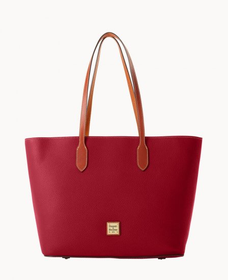 Dooney Pebble Grain Large Tote Wine ID-zattmvO8 - Click Image to Close